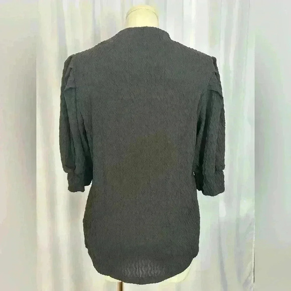 Shein Essence Plus Size Women's Elegant and Breathable Puff-sleeved top (575) - Picture 5 of 16